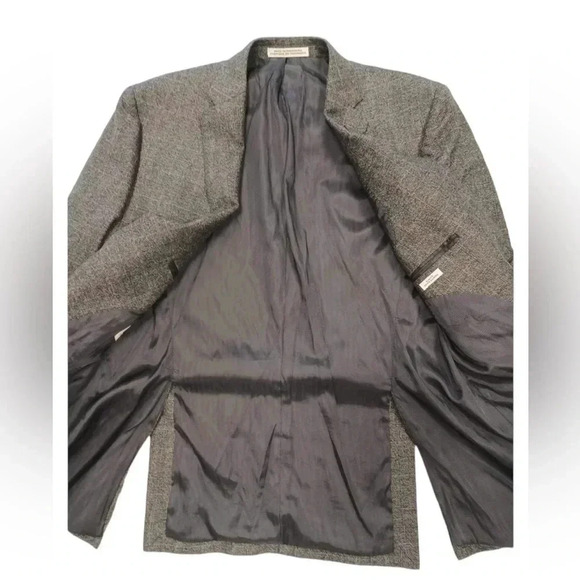 Joseph  Aboud 100% Wool Slim Fit Grey Blazer Jacket Size 42R - Picture 7 of 15